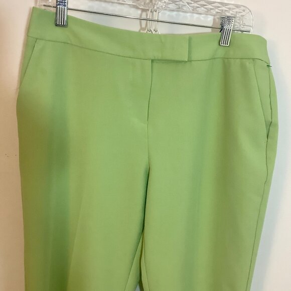 Green Dress Pants Worthington Slim Ankle Sz 8 - Picture 3 of 11